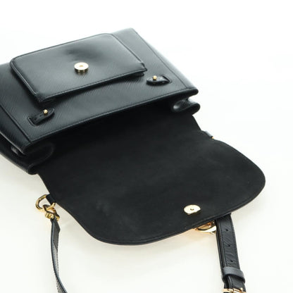 Louis Vuitton Boccador Handbag Epi Leather, Black, Leather, Shoulder Bag