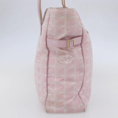 Chanel Travel Line Tote Nylon, PINK, NYLON, Tote bag