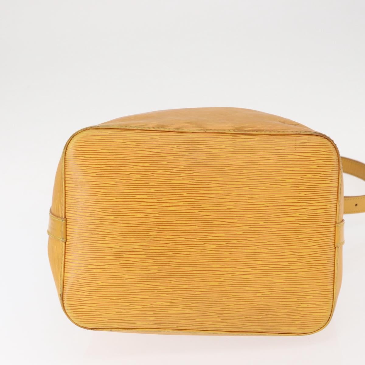 Louis Vuitton Petit Noe Handbag Epi Leather, YELLOW, LEATHER, Shoulder bag
