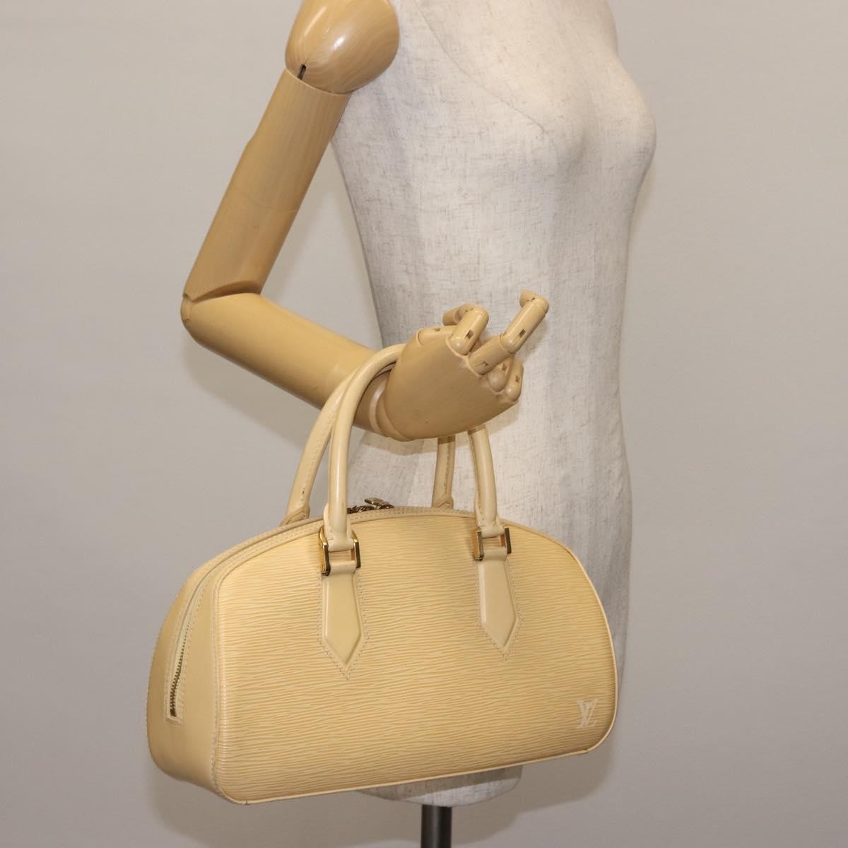 Louis Vuitton Jasmin Bag Epi Leather, BEIGE, LEATHER, Handbag