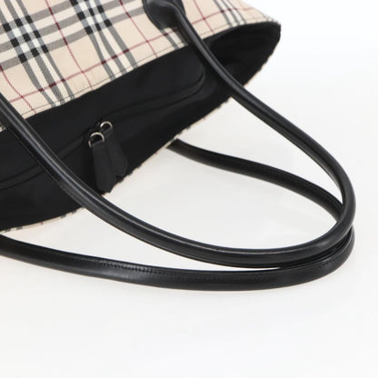 Burberry Nova Check Tote Nylon, BEIGE, NYLON, Tote bag