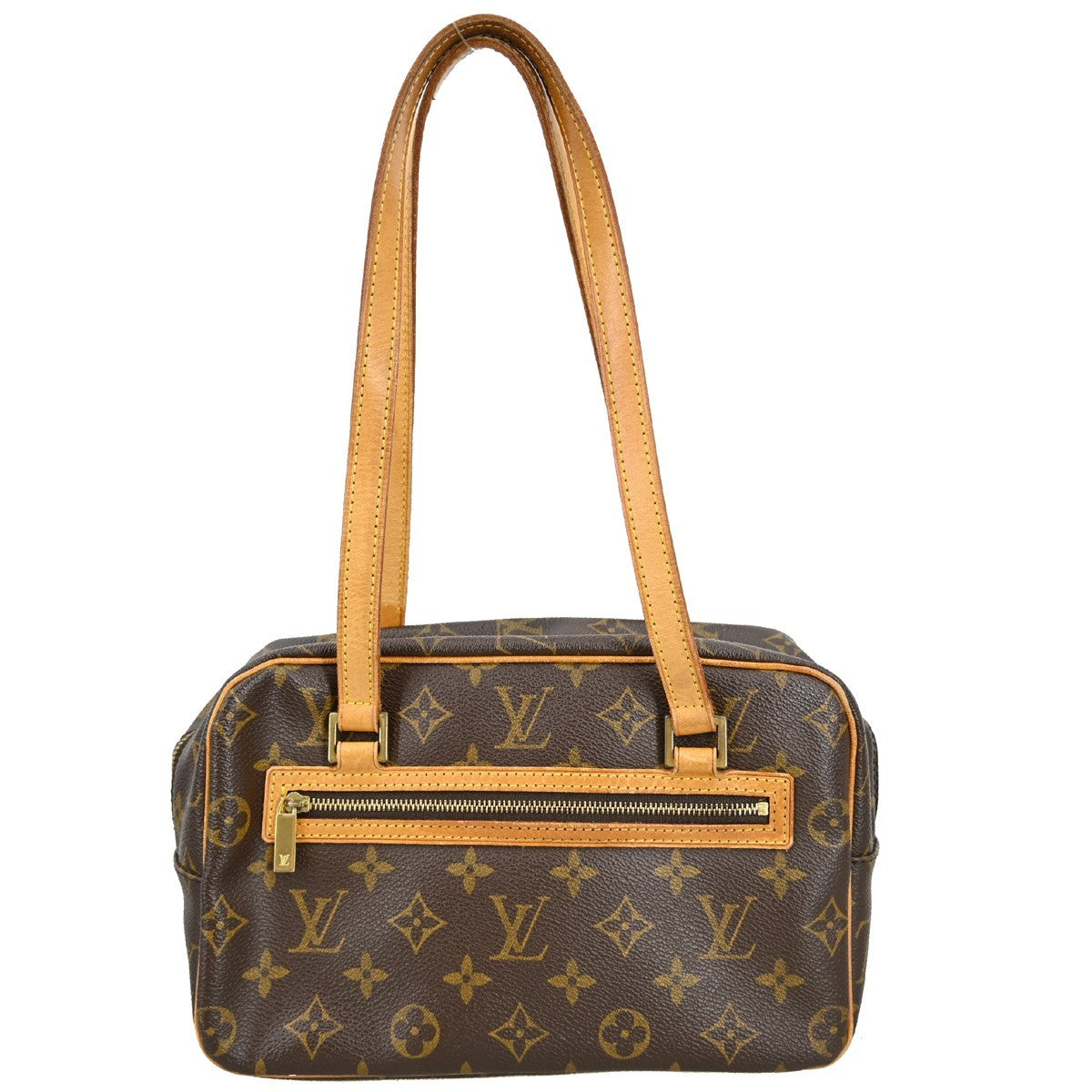 Louis Vuitton Cite Handbag Monogram Canvas, BROWN, CANVAS, Shoulder bag