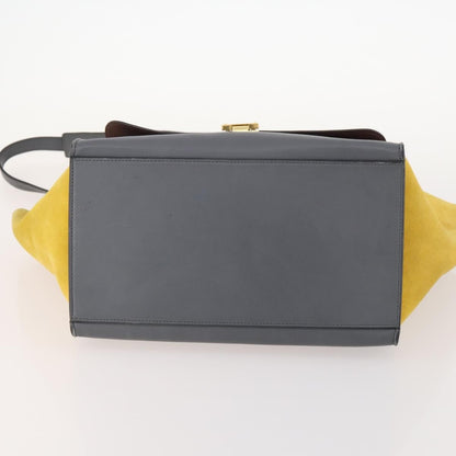 Celine Tricolor Trapeze Bag Leather, MULTICOLOUR, LEATHER, Handbag