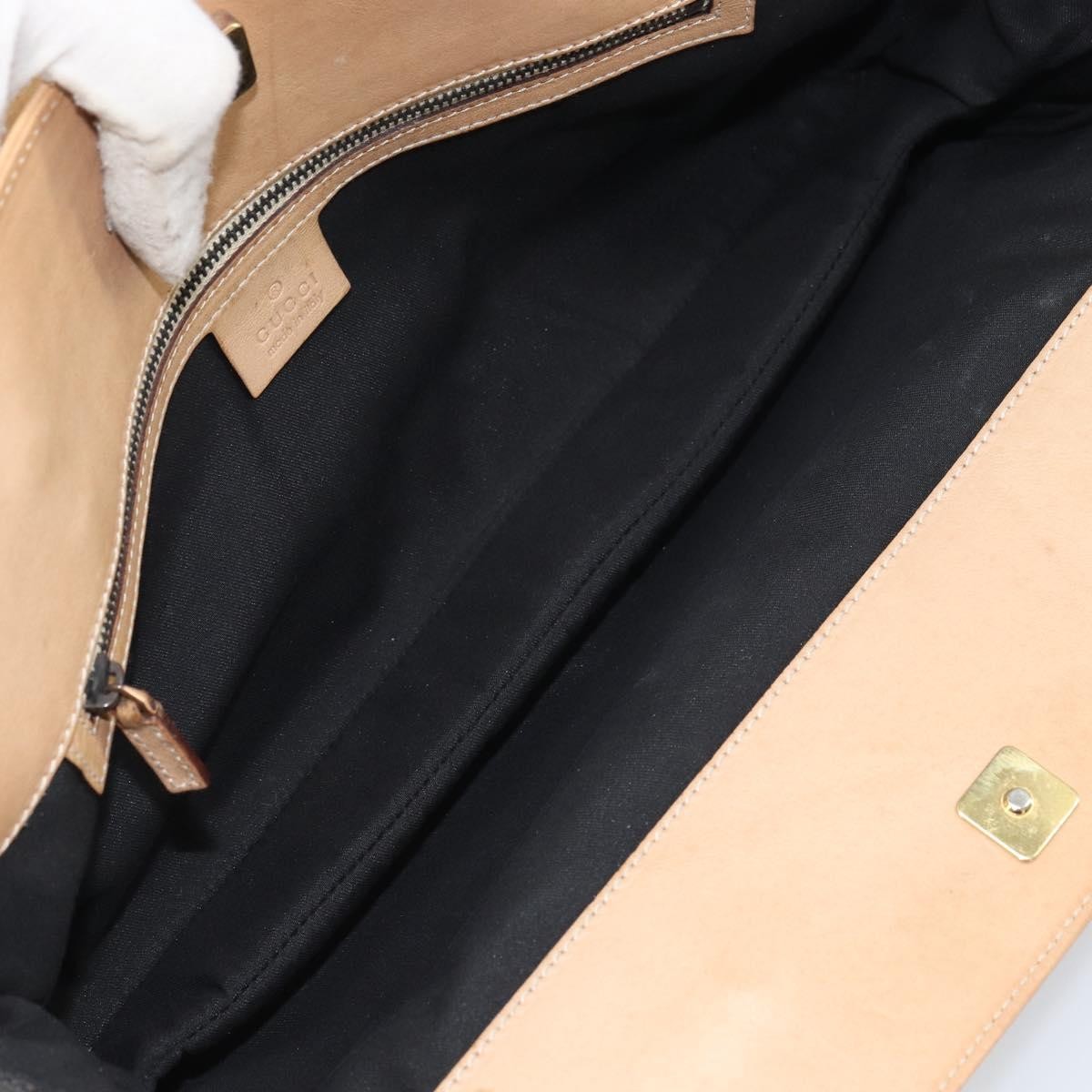 Gucci Horsebit Bracket Tote GG Canvas, BLACK, CANVAS, Tote bag