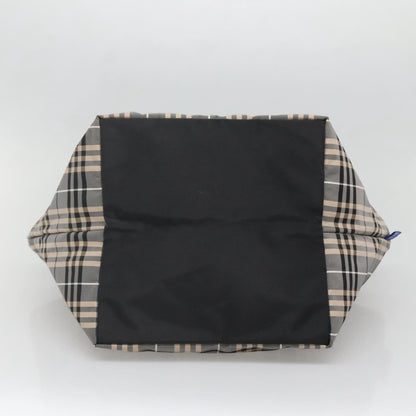Burberry Nova Check Tote Nylon, GRAY, NYLON, Tote bag