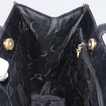 Salvatore Ferragamo Vara Tote Leather, BLACK, LEATHER, Tote bag