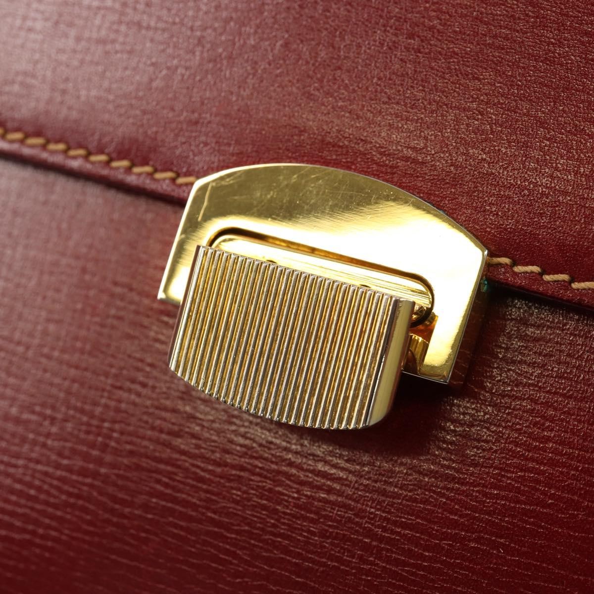 Loewe Leather Briefcase Leather, RED, LEATHER, Briefcase