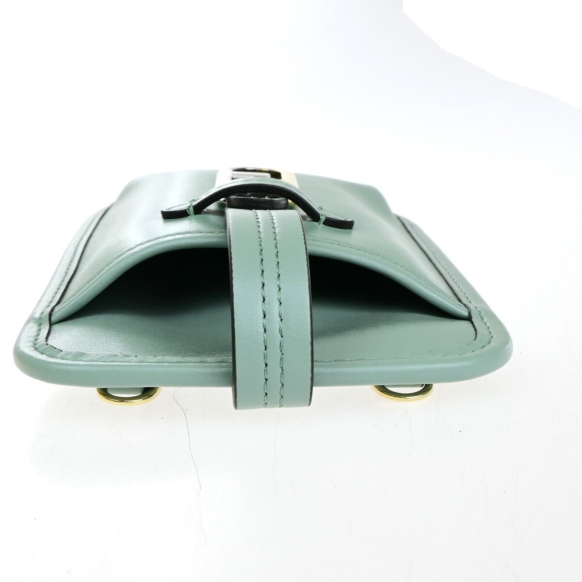 Fendi Smartphone Case leather, GREEN, LEATHER, Tech accessory