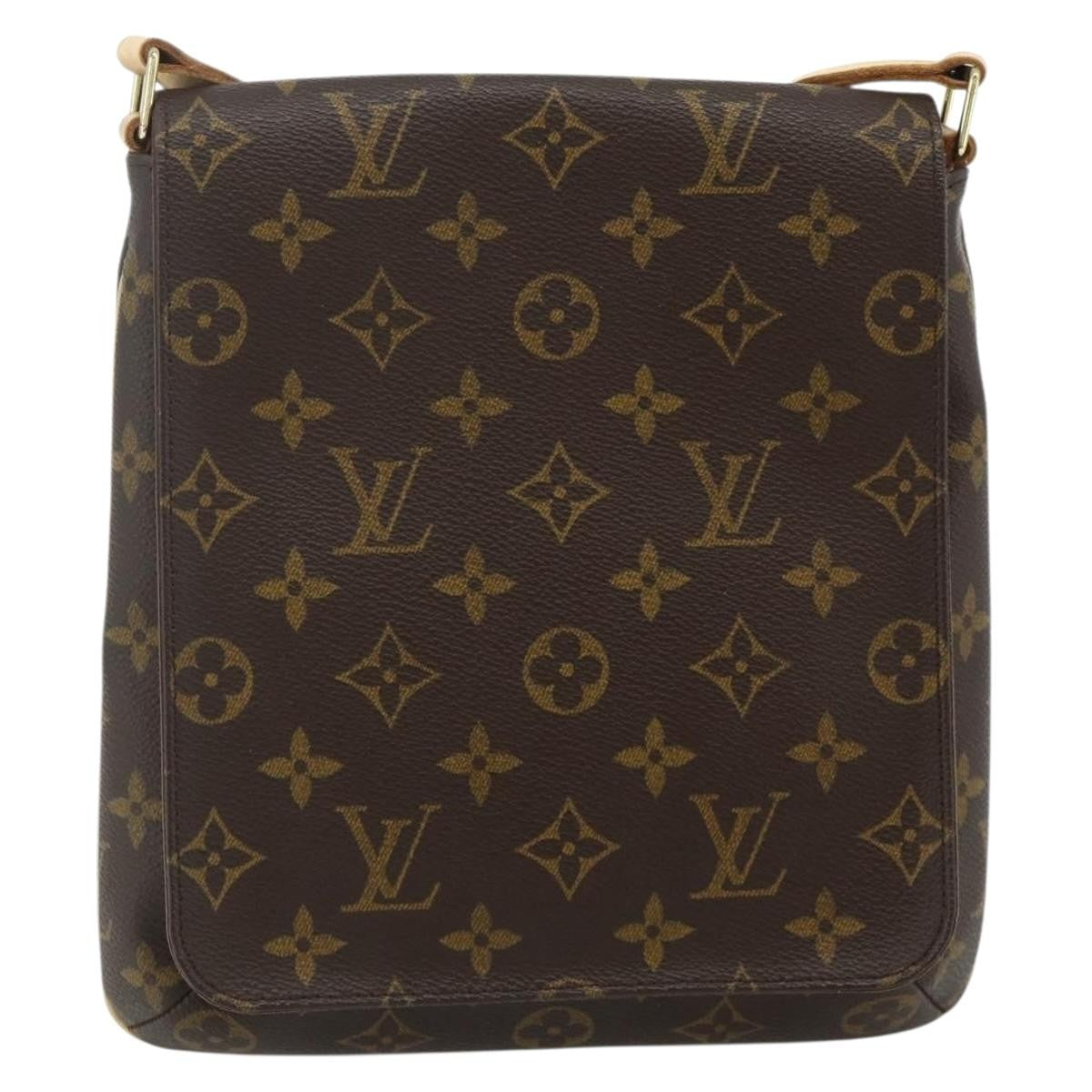 Louis Vuitton Musette Salsa Handbag Monogram Canvas, Brown, Canvas, Shoulder Bag