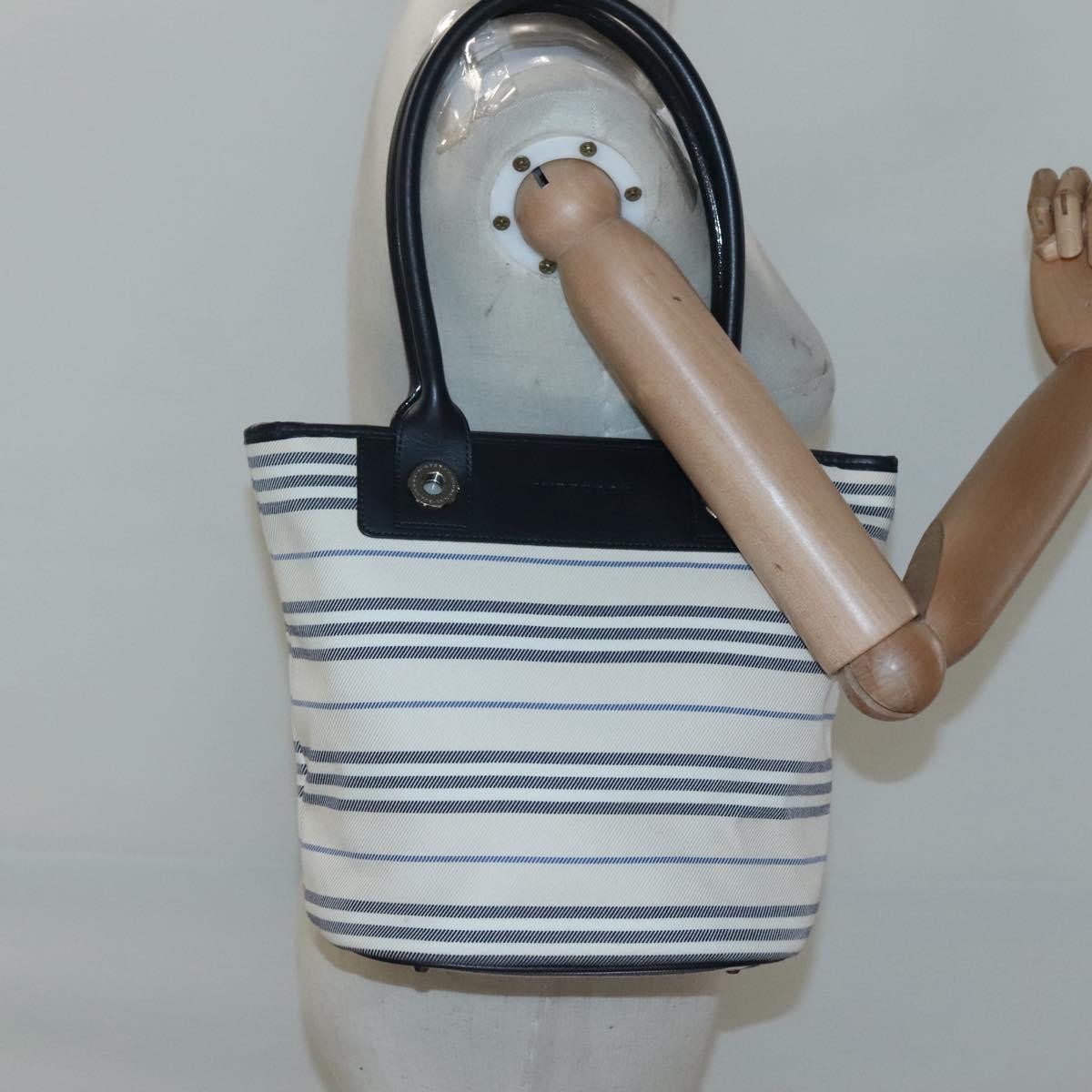 Burberry Vintage Handbag Canvas, BEIGE, CANVAS, Handbag