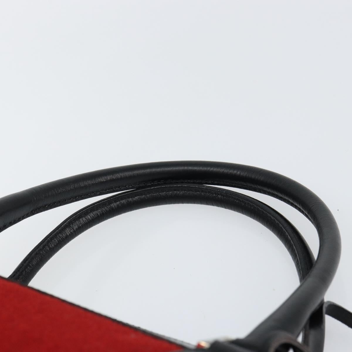 Burberry Nova Check Handbag Wool, RED, WOOL, Handbag
