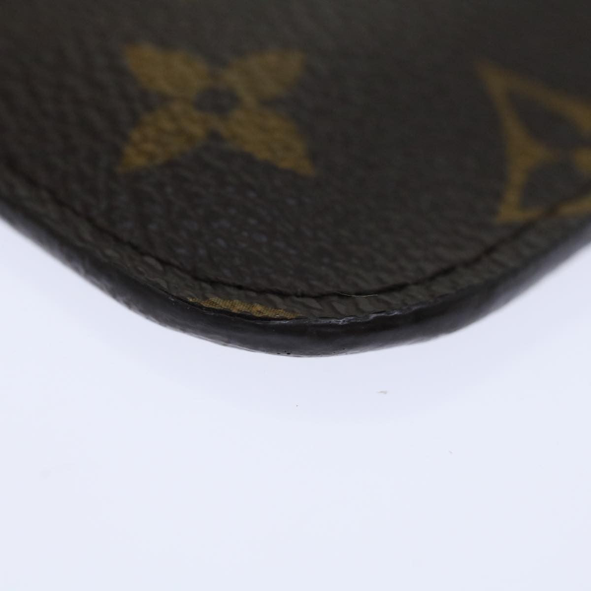 Louis Vuitton Neverfull Pochette Monogram Canvas, BROWN, CANVAS, Clutche & pouche