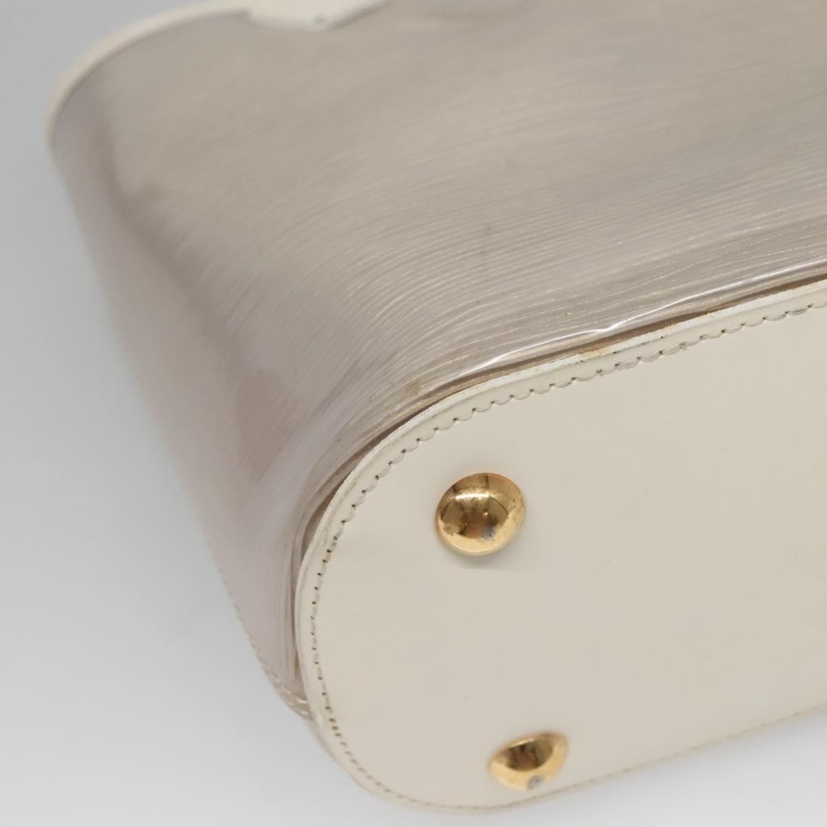 Louis Vuitton Plage Lagoon Bay Handbag Vinyl Epi Leather, WHITE, LEATHER, Handbag