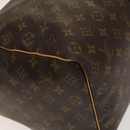 Louis Vuitton Keepall Bag Monogram Canvas, BROWN, CANVAS, Travel bag