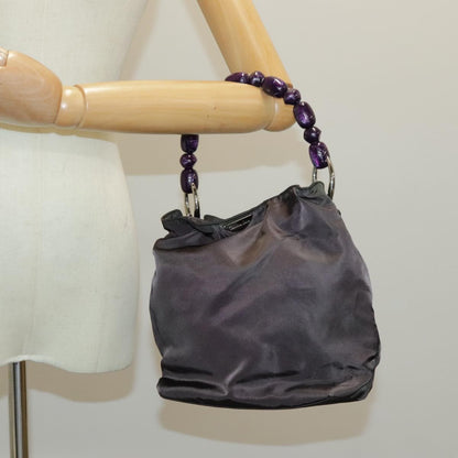 Christian Dior Saddle Zip Pouch Diorissimo Canvas, PURPLE, NYLON, Clutche & pouche