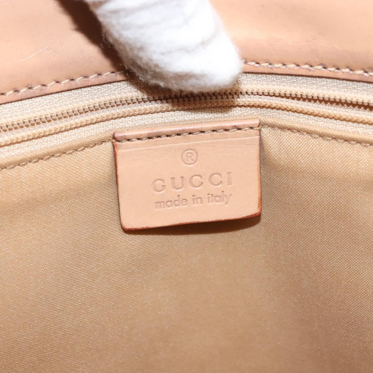 Gucci Vintage Jackie Handbag Canvas, BEIGE, CANVAS, Handbag