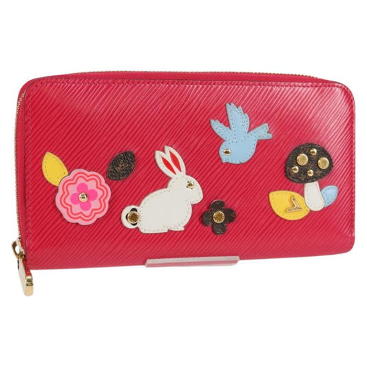 Louis Vuitton Zippy Wallet NM Epi Leather, RED, LEATHER, Wallets