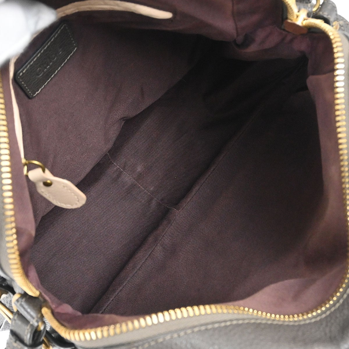Chloe Paraty Top Handle Bag Leather, BROWN, LEATHER, Handbag