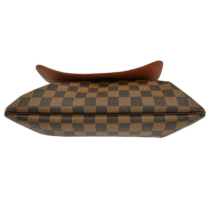 Louis Vuitton Musette Handbag Damier, BROWN, CANVAS, Shoulder bag