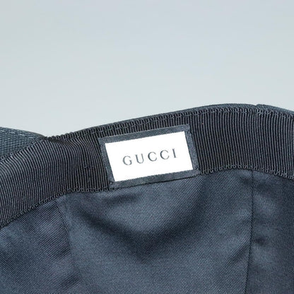 Gucci Web Baseball Hat GG Canvas, BLACK, CANVAS, Head accessory