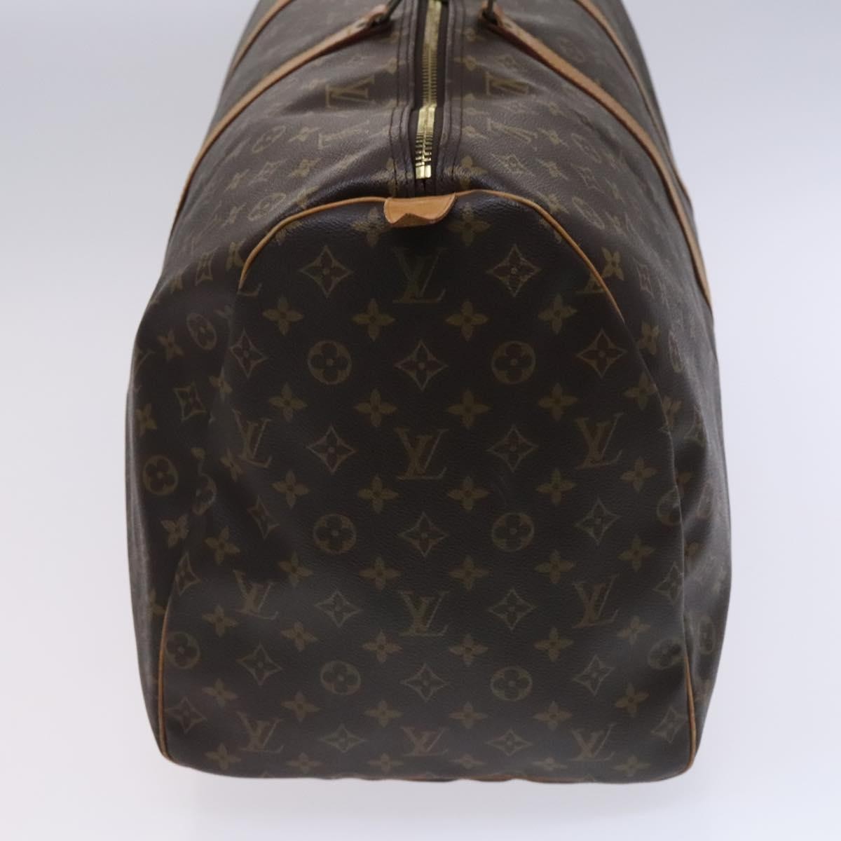 Louis Vuitton Keepall Bag Monogram Canvas, BROWN, CANVAS, Travel bag
