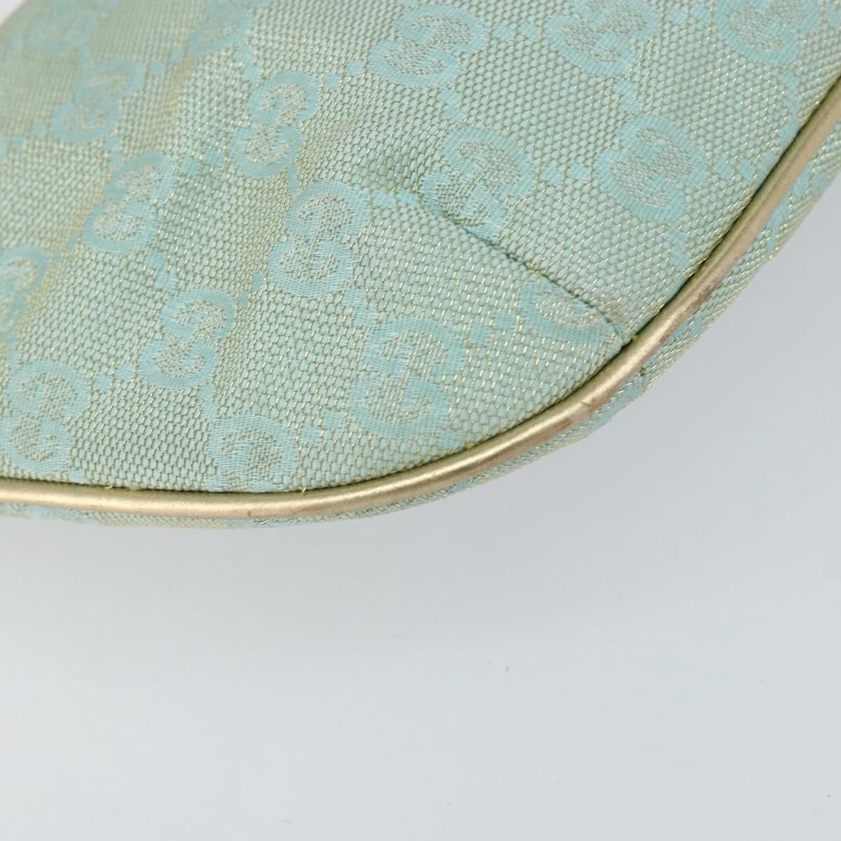 Gucci Vintage Pochette Shoulder Bag GG Canvas, BLUE, CANVAS, Shoulder bag