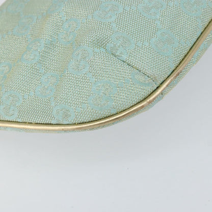 Gucci Vintage Pochette Shoulder Bag GG Canvas, BLUE, CANVAS, Shoulder bag