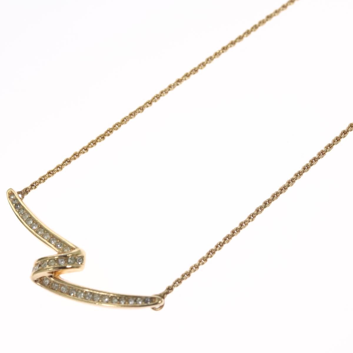 Christian Dior CD Pendant Necklace Gold-plated, GOLD, METAL, Necklace