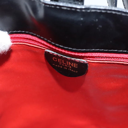 Celine Circle logo Canvas, BLACK, CANVAS, Shoulder bag