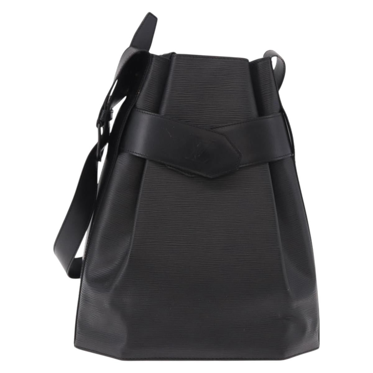 Louis Vuitton Vintage Sac d'Epaule Handbag Epi Leather, Black, Leather, Shoulder Bag