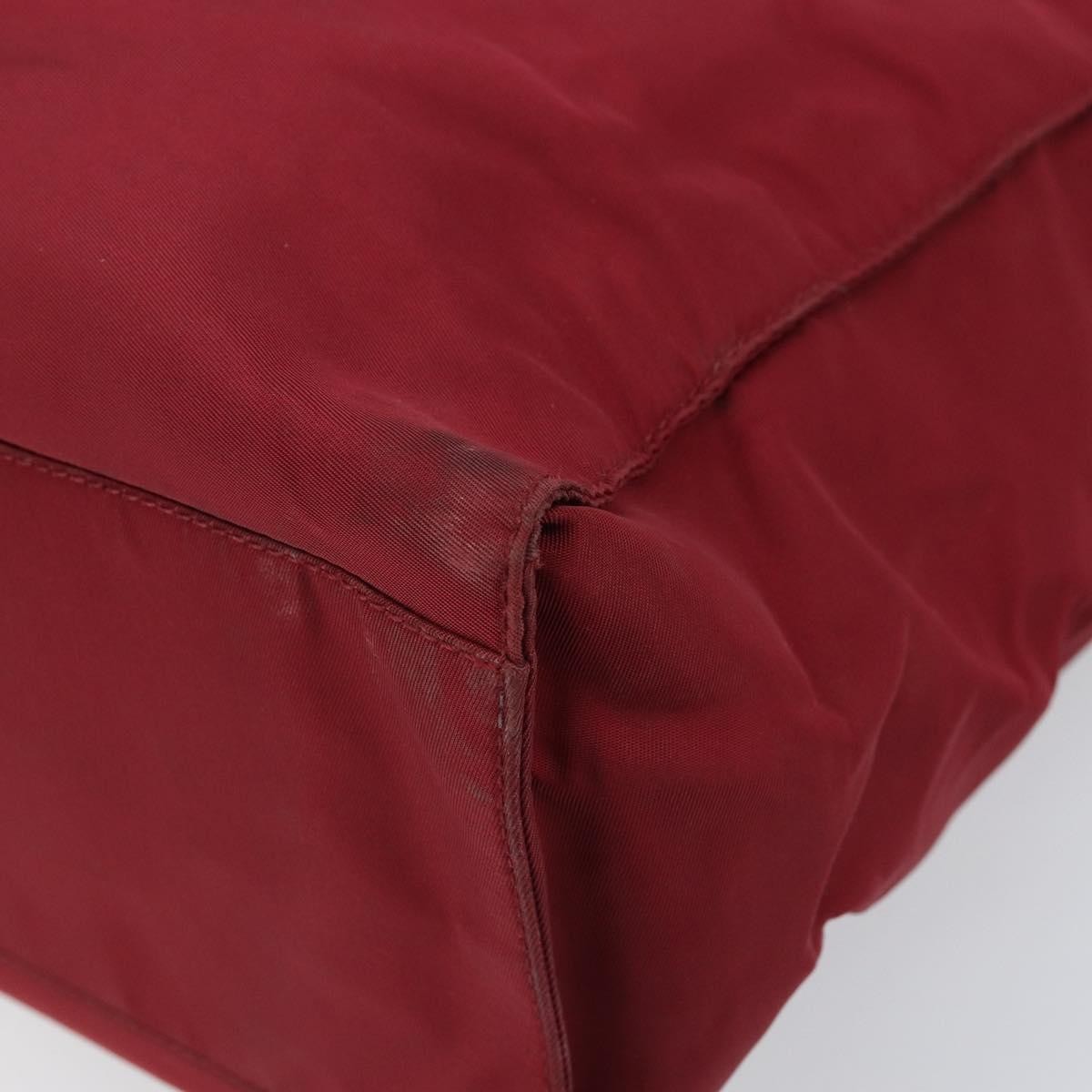 Prada Vintage Tote Tessuto, RED, NYLON, Tote bag
