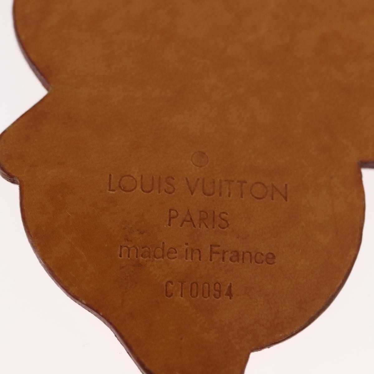 Louis Vuitton Murakami Panda Bag Charm and Keychain Vachetta Leather, BEIGE, LEATHER, Charms and Keychains