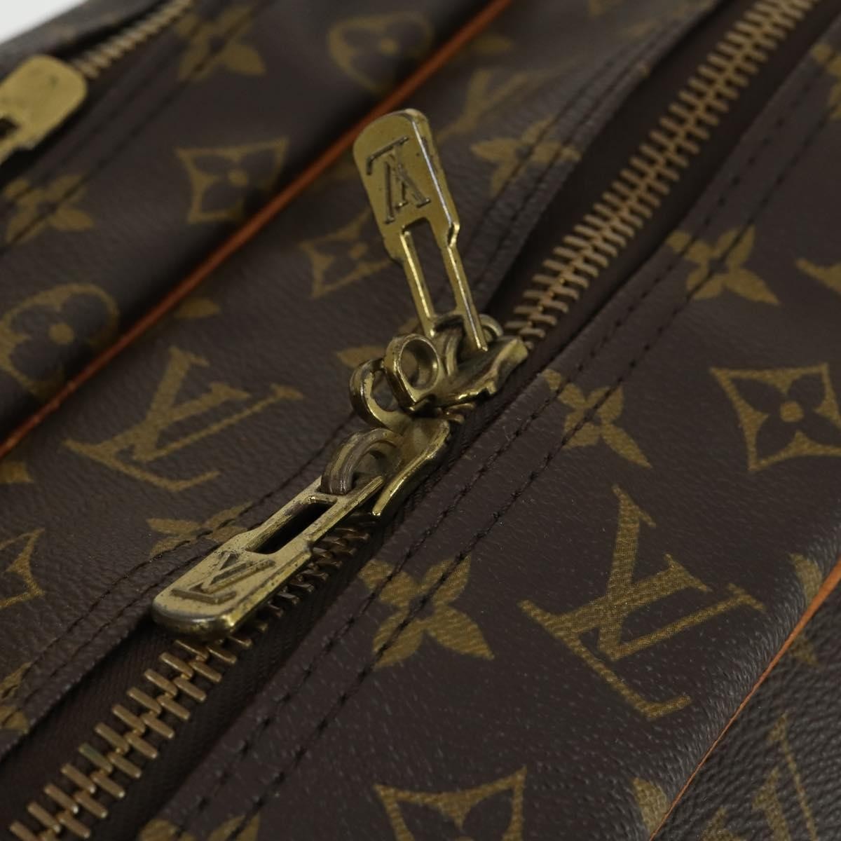 Louis Vuitton Sirius Handbag Monogram Canvas, BROWN, CANVAS, Travel bag