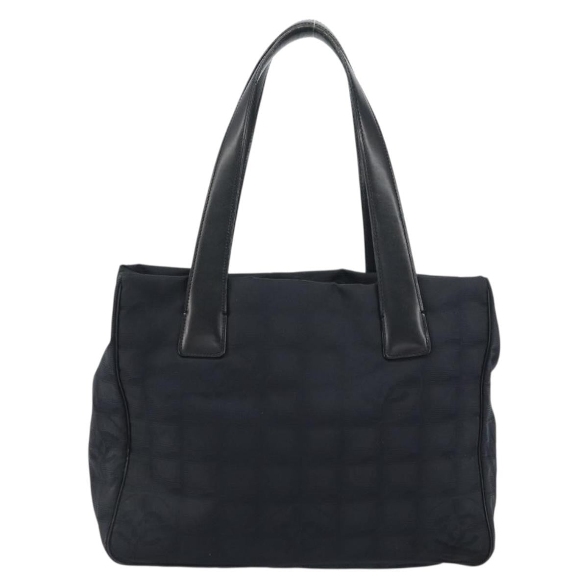 Chanel Travel Line Tote Nylon, BLACK, NYLON, Tote bag
