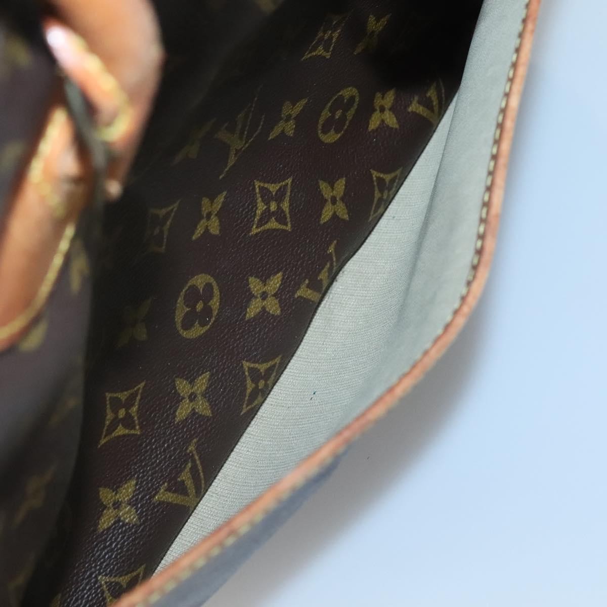 Louis Vuitton Deauville Handbag Monogram Canvas, BROWN, CANVAS, Handbag