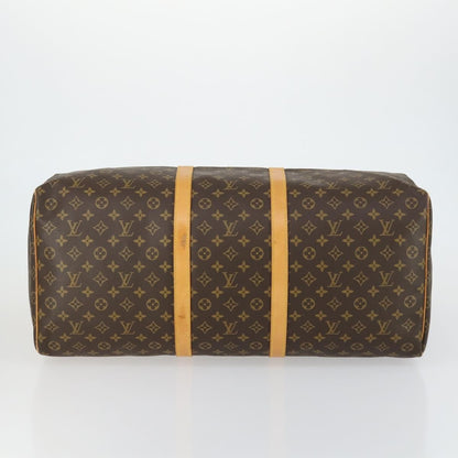 Louis Vuitton Keepall Bag Monogram Canvas, BROWN, CANVAS, Travel bag