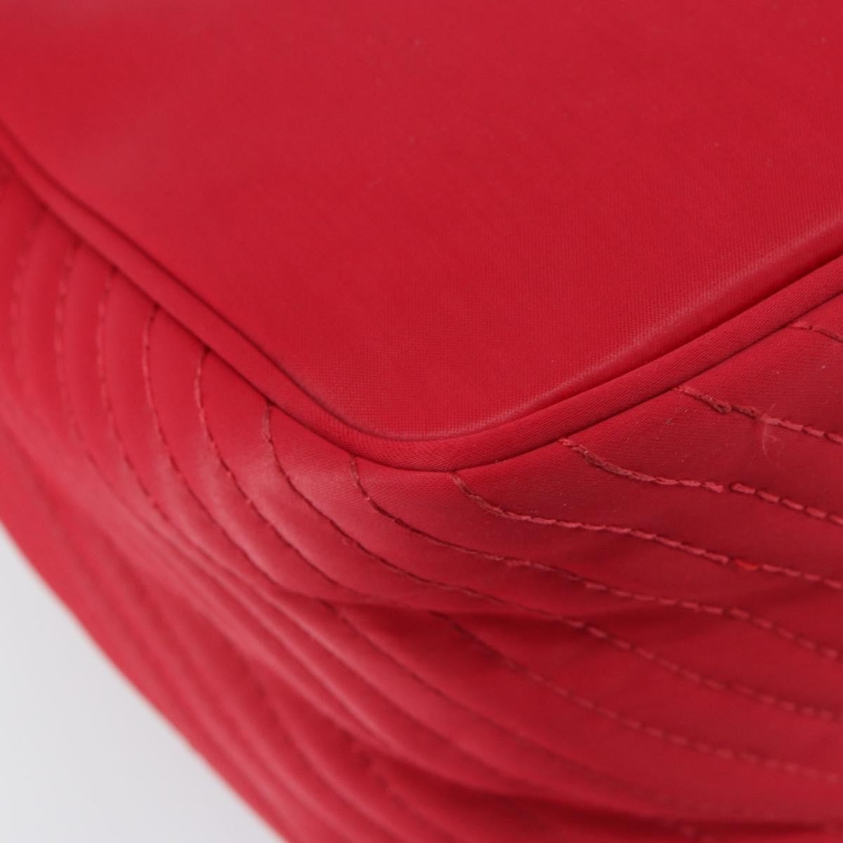 Saint Laurent Vintage Shoulder Bag Nylon, RED, NYLON, Shoulder bag