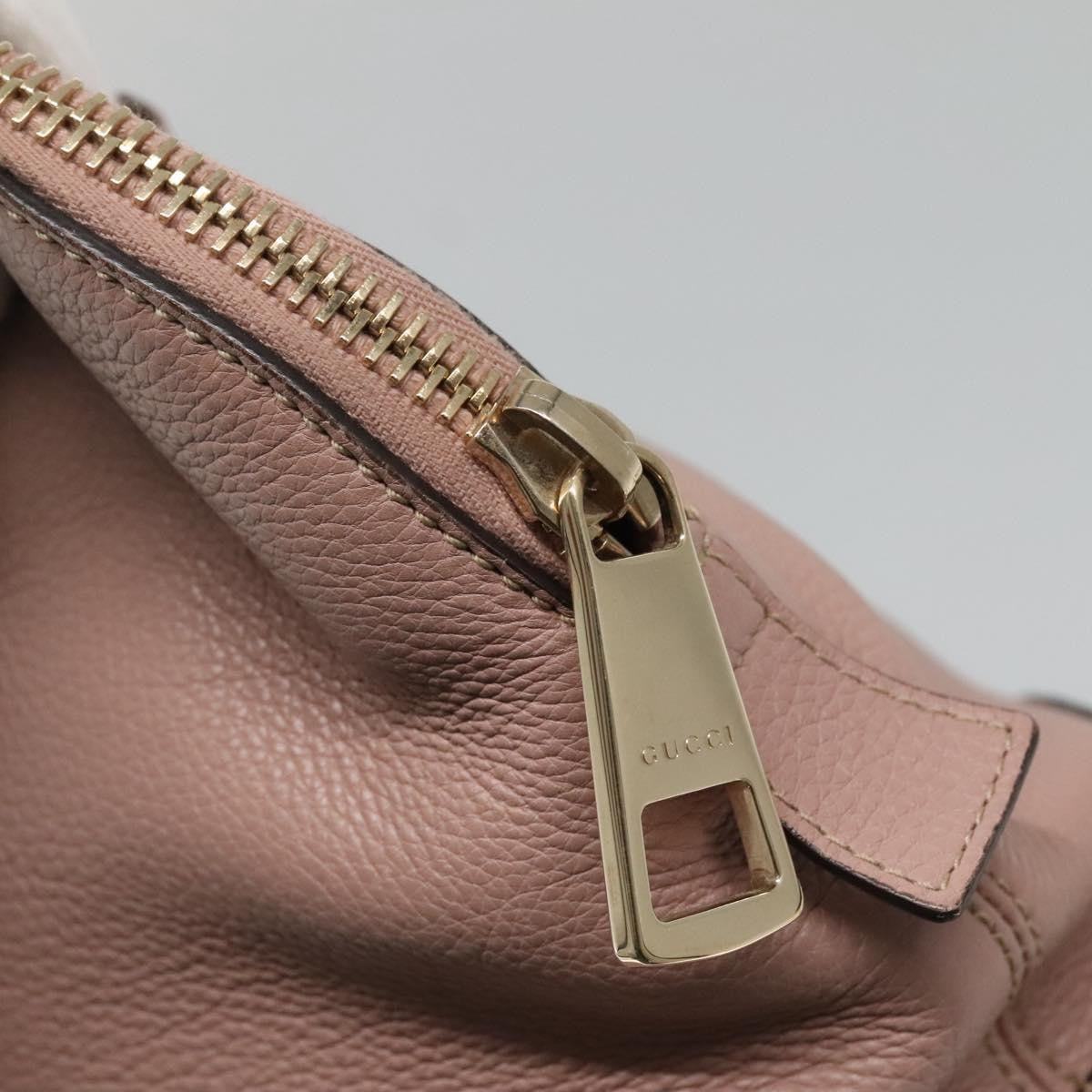 Gucci Bree Dome Tote Leather, PINK, LEATHER, Shoulder bag