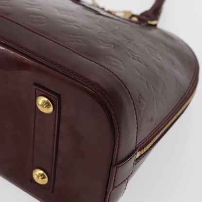 Louis Vuitton Alma Handbag Patent Leather, BURGUNDY, PATENT_LEATHER, Handbag