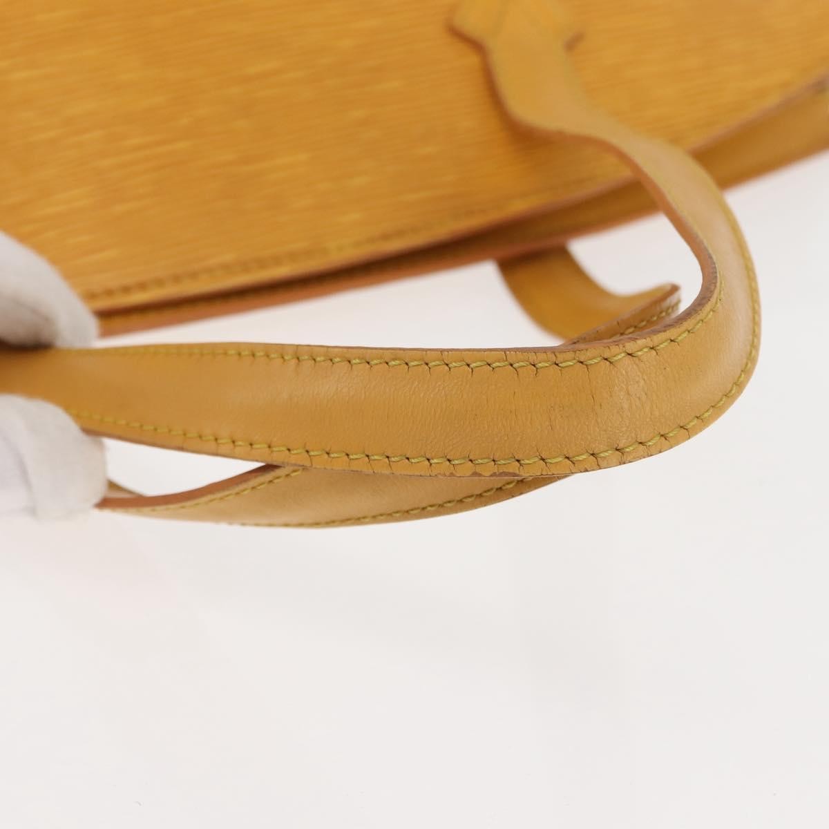 Louis Vuitton Saint Jacques Handbag Epi Leather, YELLOW, LEATHER, Handbag