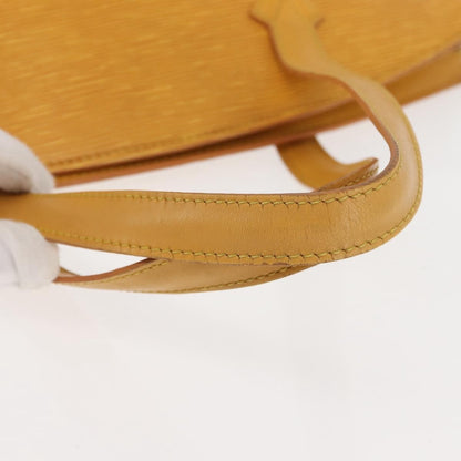 Louis Vuitton Saint Jacques Handbag Epi Leather, YELLOW, LEATHER, Handbag