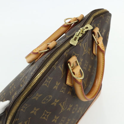 Louis Vuitton Alma Handbag Monogram Canvas, Brown, Canvas, Handbag