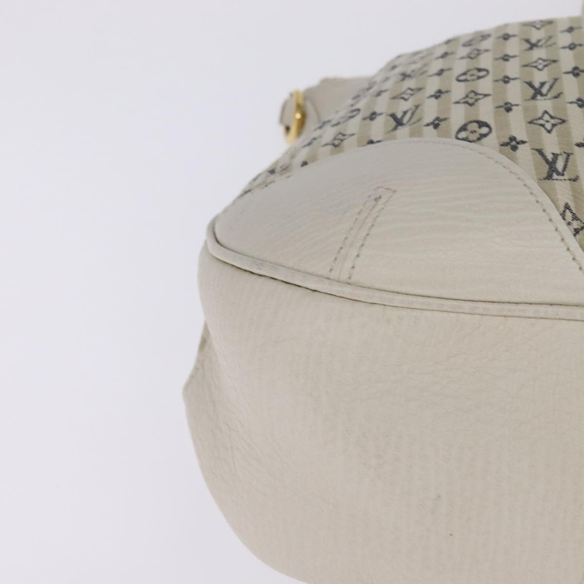 Louis Vuitton Marina Handbag Mini Lin Croisette, BEIGE, CANVAS, Handbag