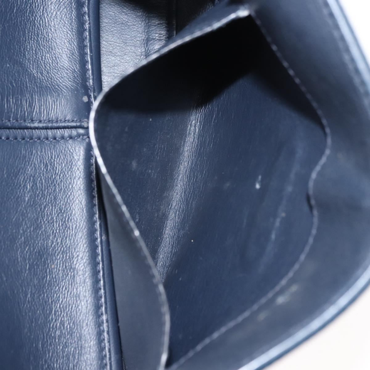 Salvatore Ferragamo Sofia Satchel Leather, BLUE, LEATHER, Handbag