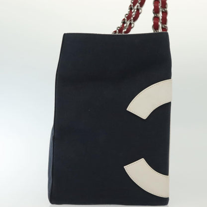 Chanel No.5 Tote Canvas and Leather, NAVY, CANVAS, Tote bag