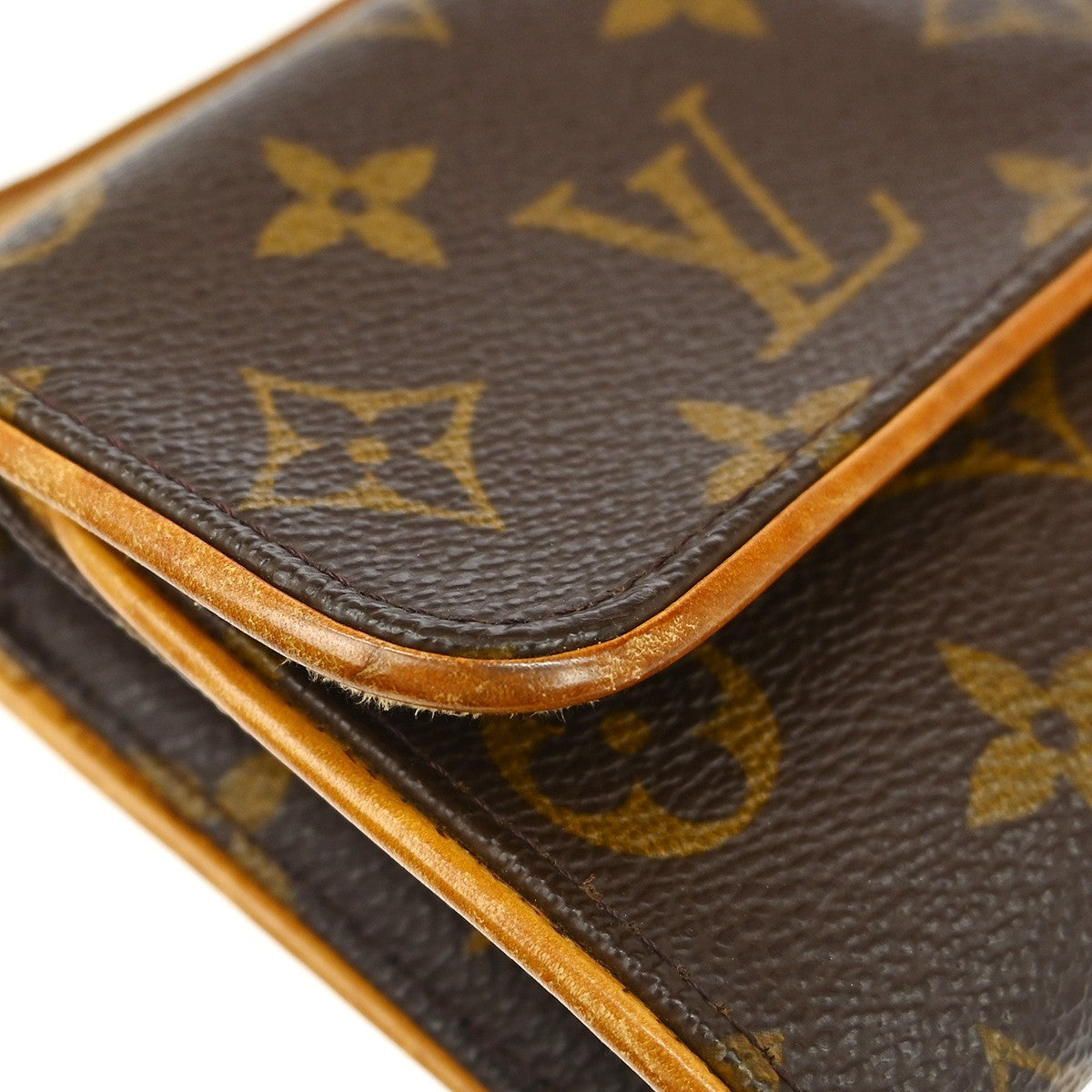 Louis Vuitton Twin Handbag Monogram Canvas, Brown, Canvas, Clutch