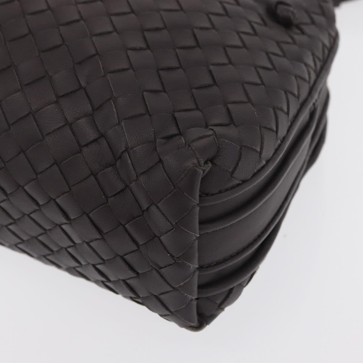 Bottega Veneta Nodini Crossbody Bag Intrecciato Nappa, BROWN, LEATHER, Shoulder bag