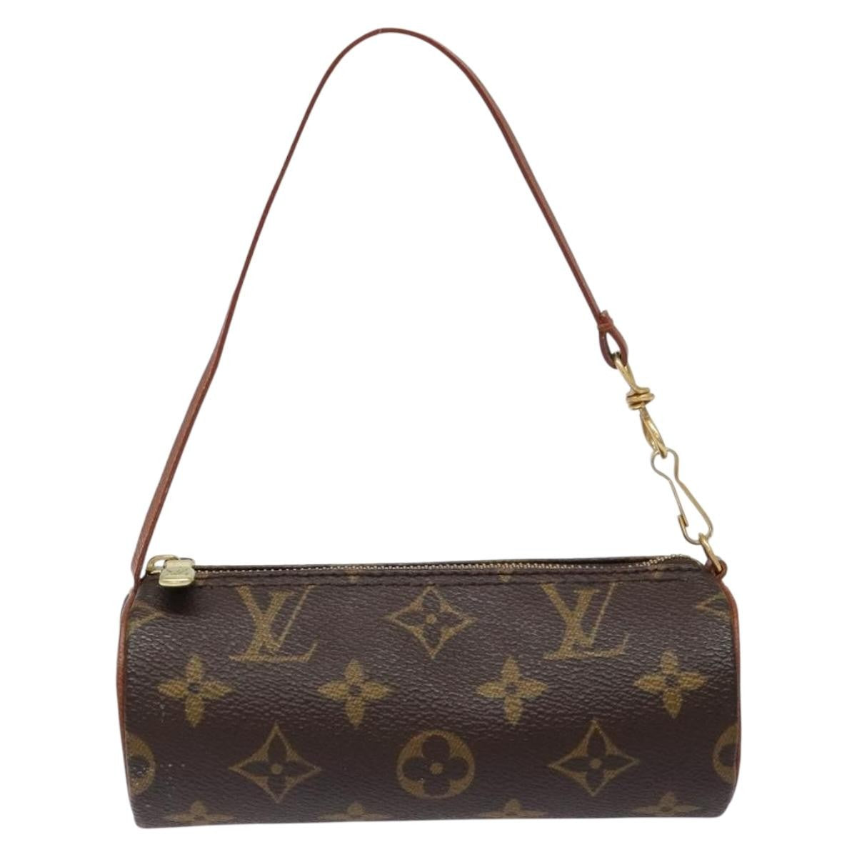 Louis Vuitton Papillon Pochette Monogram Canvas, BROWN, CANVAS, Handbag