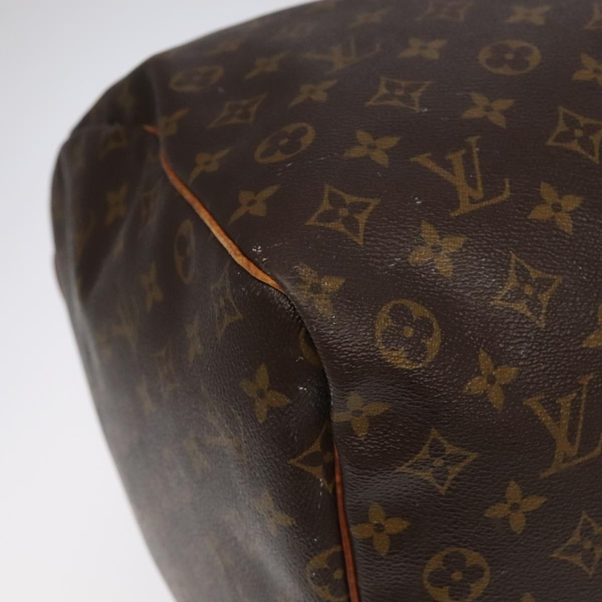 Louis Vuitton Keepall Bag Monogram Canvas, BROWN, CANVAS, Travel bag