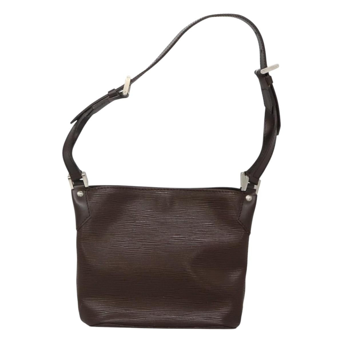 Louis Vuitton Mandara Handbag Epi Leather, BROWN, LEATHER, Shoulder bag